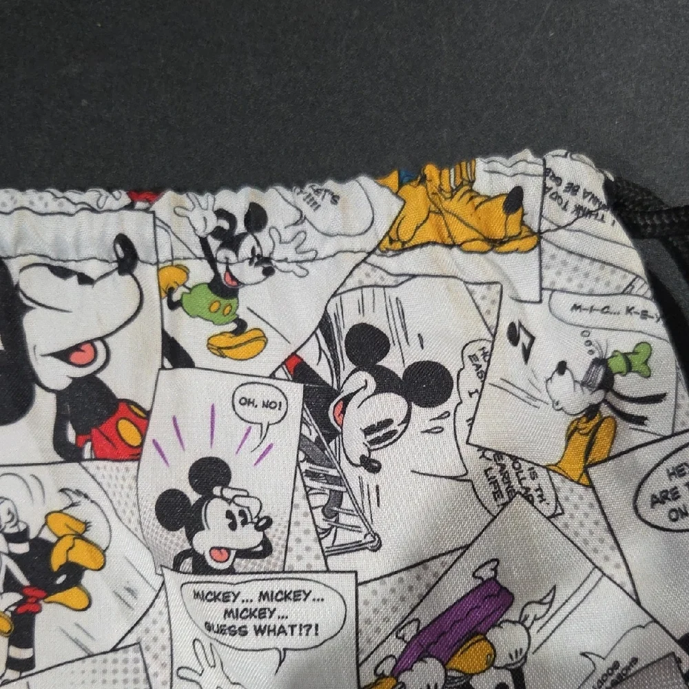 Disney Mickey Mouse Comic Strip Drawstring Bag